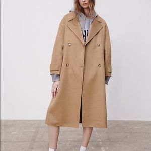 Zara Wool Blended Coat